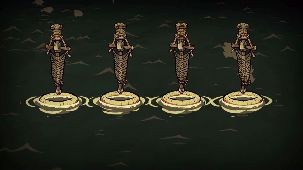 Crafting the Ocean Trawler Kit in Don't Starve Together