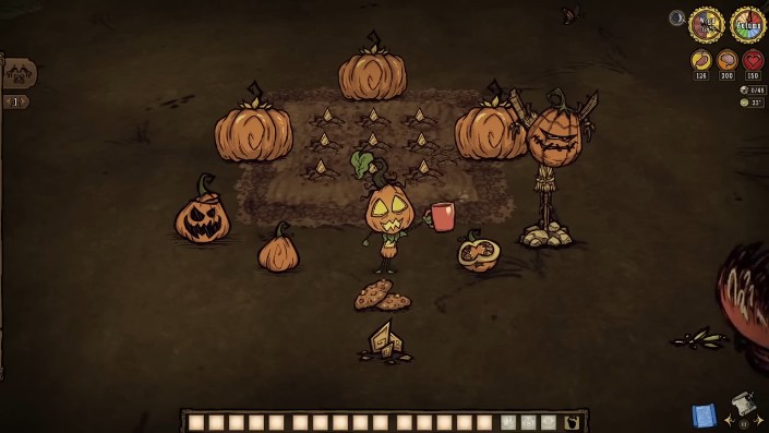 A selection of recipes that utilize pumpkins in DST.