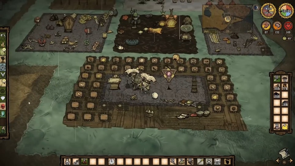 Materials needed to craft the Masonry Oven in Don't Starve.