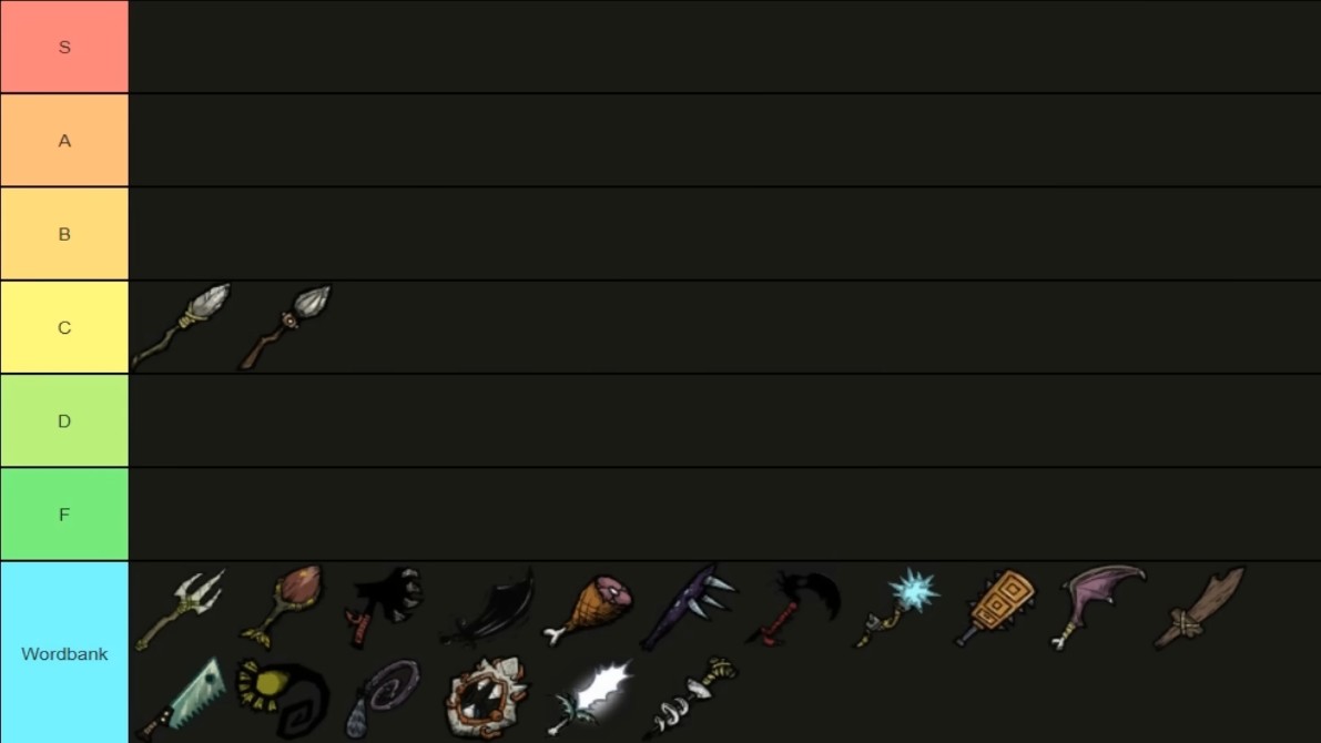Cutlass Supreme weapon in Don't Starve