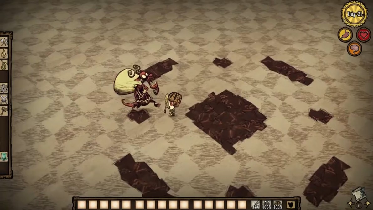 A selection of armor in Don't Starve