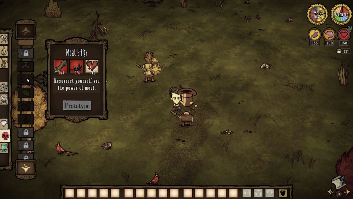 A player successfully reviving and rebuilding after a disaster.