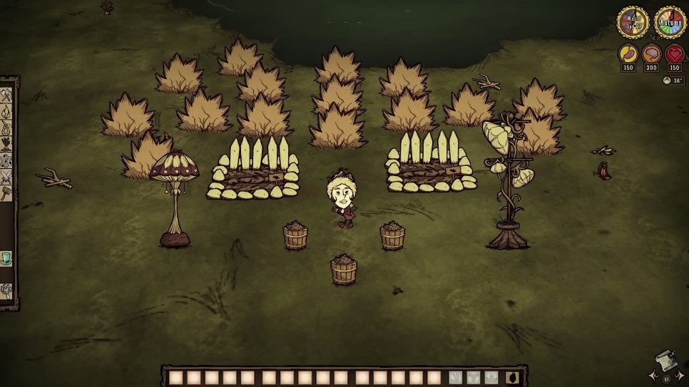 Bone shards collected from a defeated skeleton