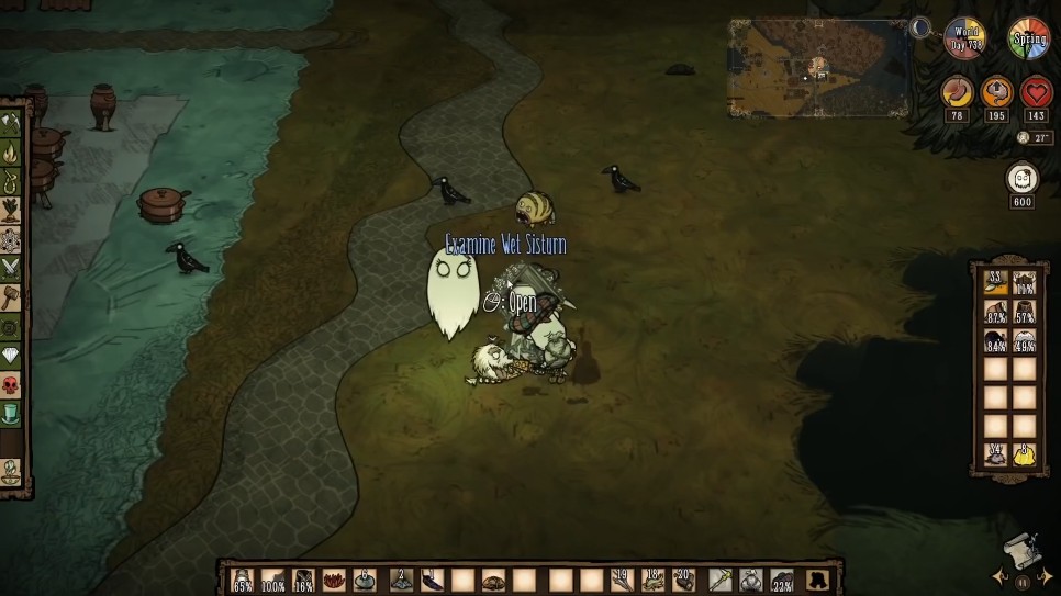 Wendy and Wigfrid in-game
