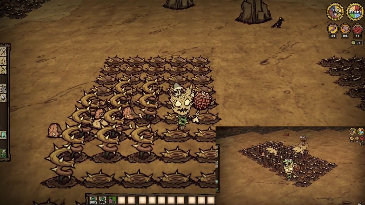 Image showing traps placed on rabbit holes in a savannah biome