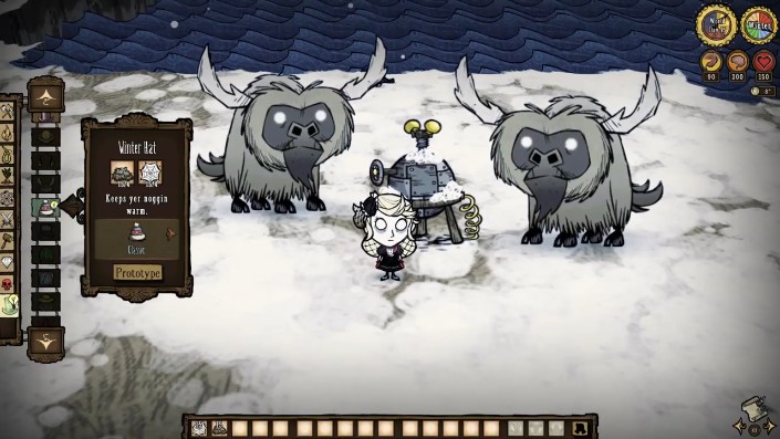A Beefalo Hat displayed in Don't Starve Together