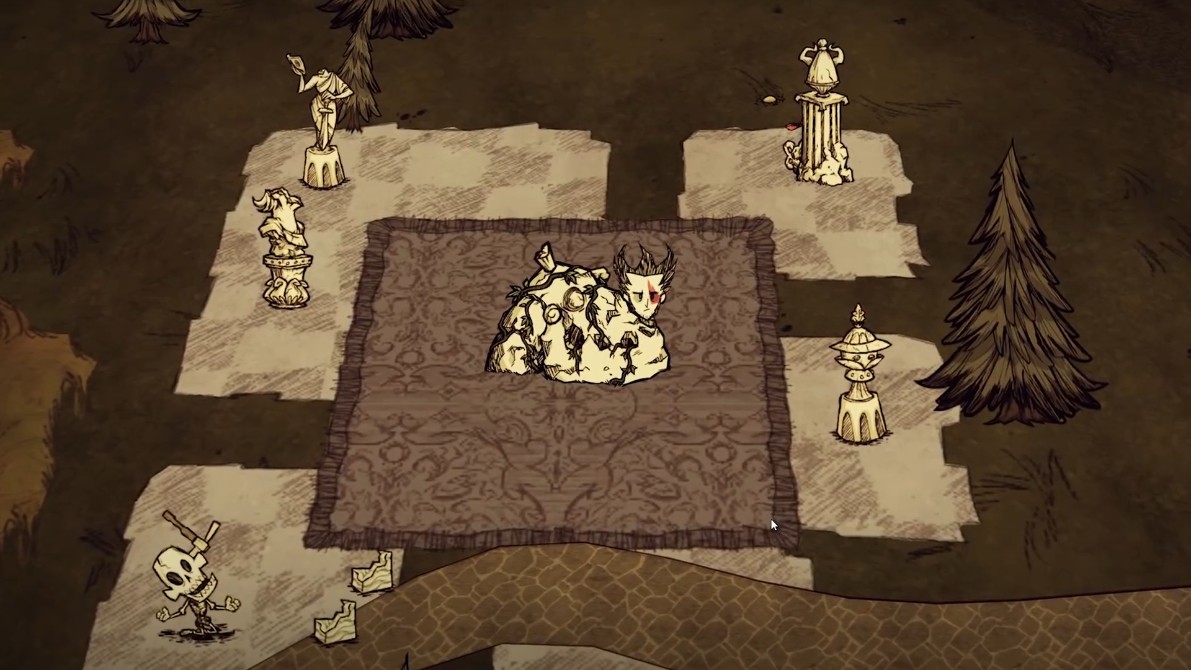 Diagram showing strategies for battling Shadow Chessmen