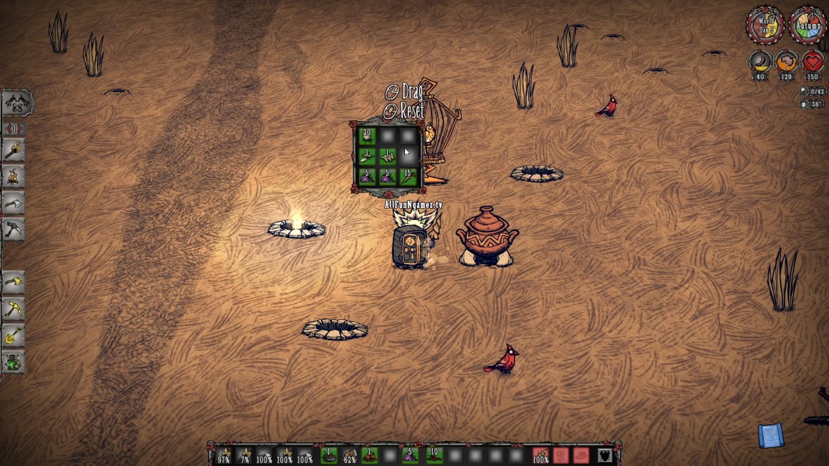 Cooking monster meat to make it safe for consumption.