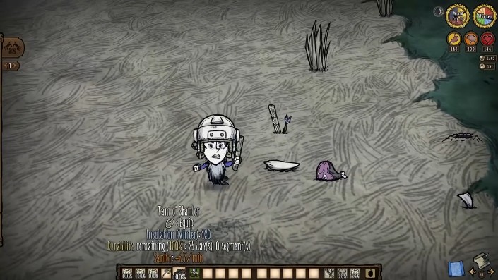 A Tam o' Shanter displayed in Don't Starve Together