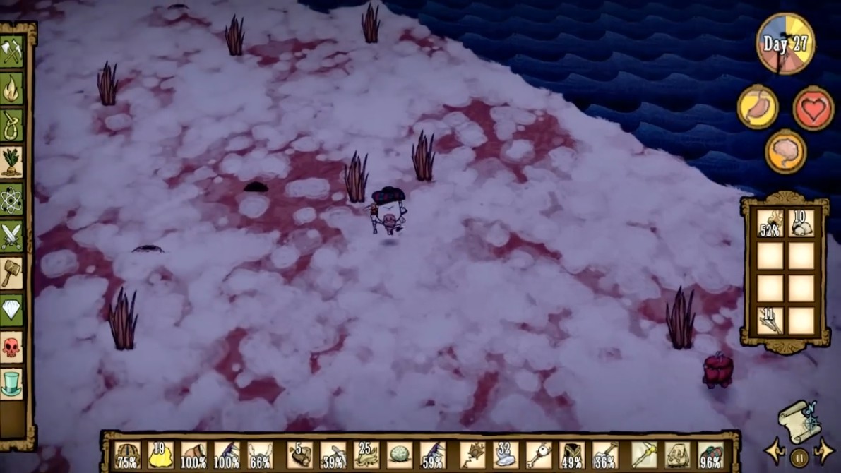 Wes ใช้ชุดบอลลูนใน Don't Starve Together