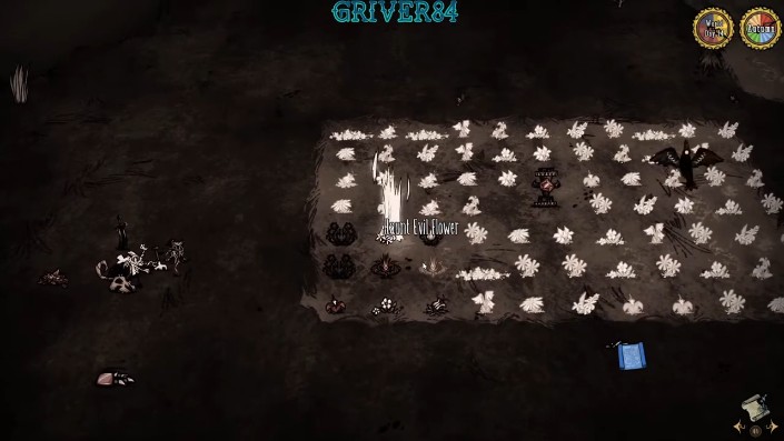 The Dark Sword weapon from Don't Starve Together