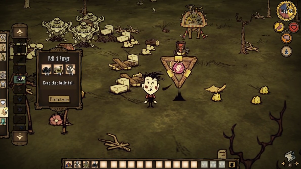 ผู้เล่นหงุดหงิดกับ RNG ใน Don't Starve