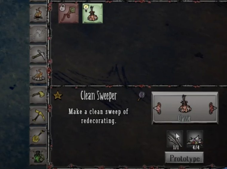Image of the Clean Sweeper tool in Don't Starve Together