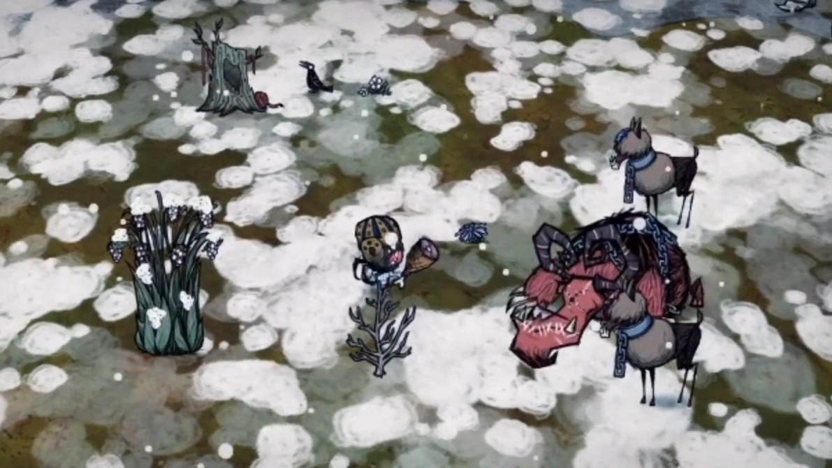 Illustration of Klaus's two fight phases