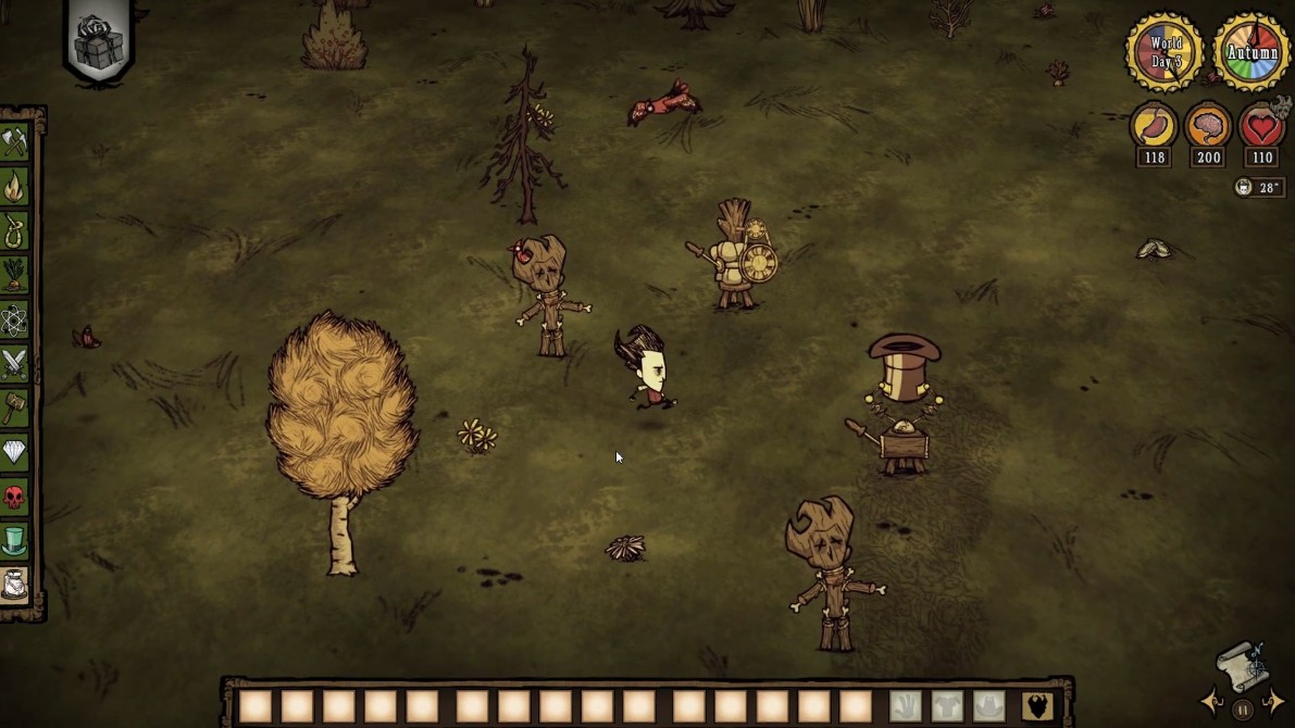 A player attuning a Meat Effigy.