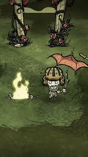 An image showing the crafting recipe for an umbrella in Don't Starve Together