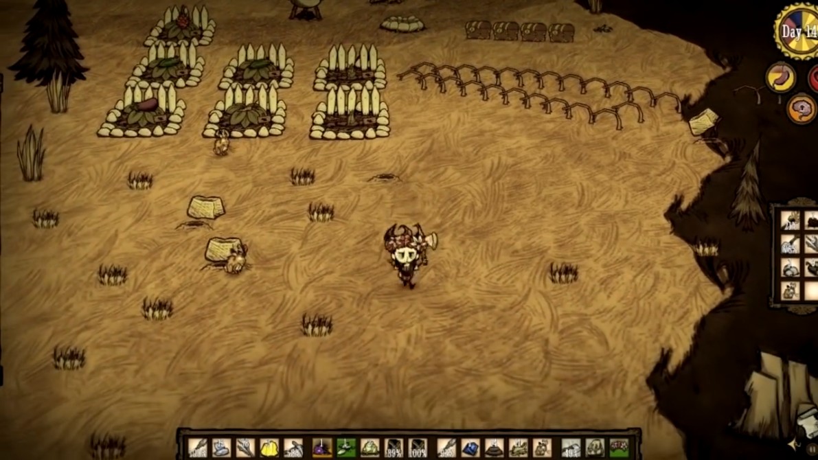 Image showing traps set up for a boss fight