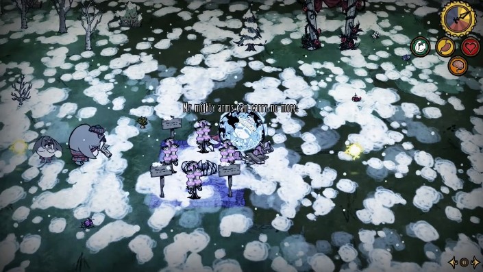 Monkey Pirates raiding a player's boat in Don't Starve Together
