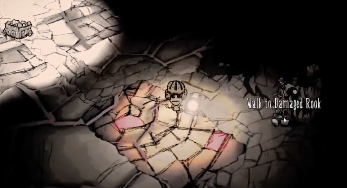 Player repairing the Ancient Pseudoscience Station with a hammer
