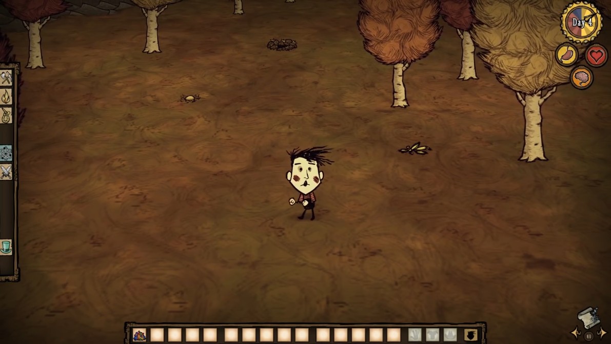 ภาพหน้าจอ Adventure Mode ใน Don't Starve