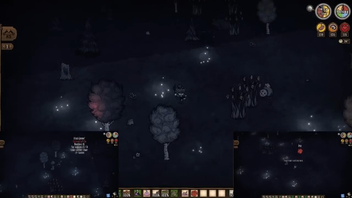 An image showing the crafting menu with Hostile Flare recipe in Don't Starve Together